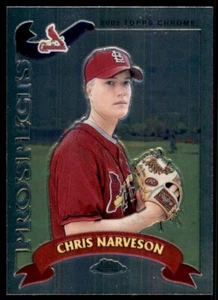 2002 Topps Traded & Rookies #T204 Chris Narveson Rookie Chrome - Foto 1 di 2