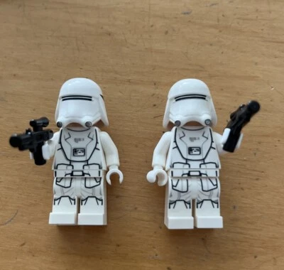 Lego First Order Snowtrooper Minifigura sw0875 - Sin Mochilas Foto 1 de 4