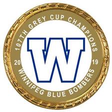 Tribute Coin To The Winnipeg Blue Bombers 107th Grey Cup Champions Championship