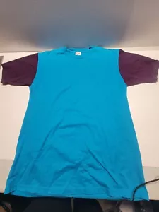 vintage 90s jerzees 50/50 2 tone large shirt - Picture 1 of 6