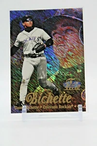 1998 Flair Showcase Dante Bichette Sec 2 Row 1 Seat 66 Colorado Rockies - Picture 1 of 6