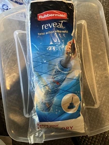 Rubbermaid Reveal Mop Refill Twist Action Washable Mop Head 6B12 Replacement NEW - Picture 1 of 5