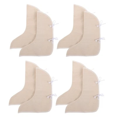  4 pares de cubiertas protectoras para zapatos de soldador polainas de soldadura aisladas para la seguridad de los pies Foto 1 de 4