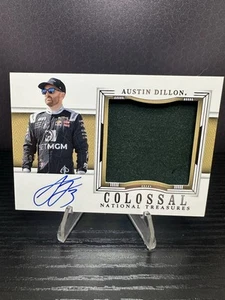 2024 PANINI NATIONAL TREASURES AUSTIN DILLON COLOSSAL MATERIAL AUTO # 19/49 - Picture 1 of 4