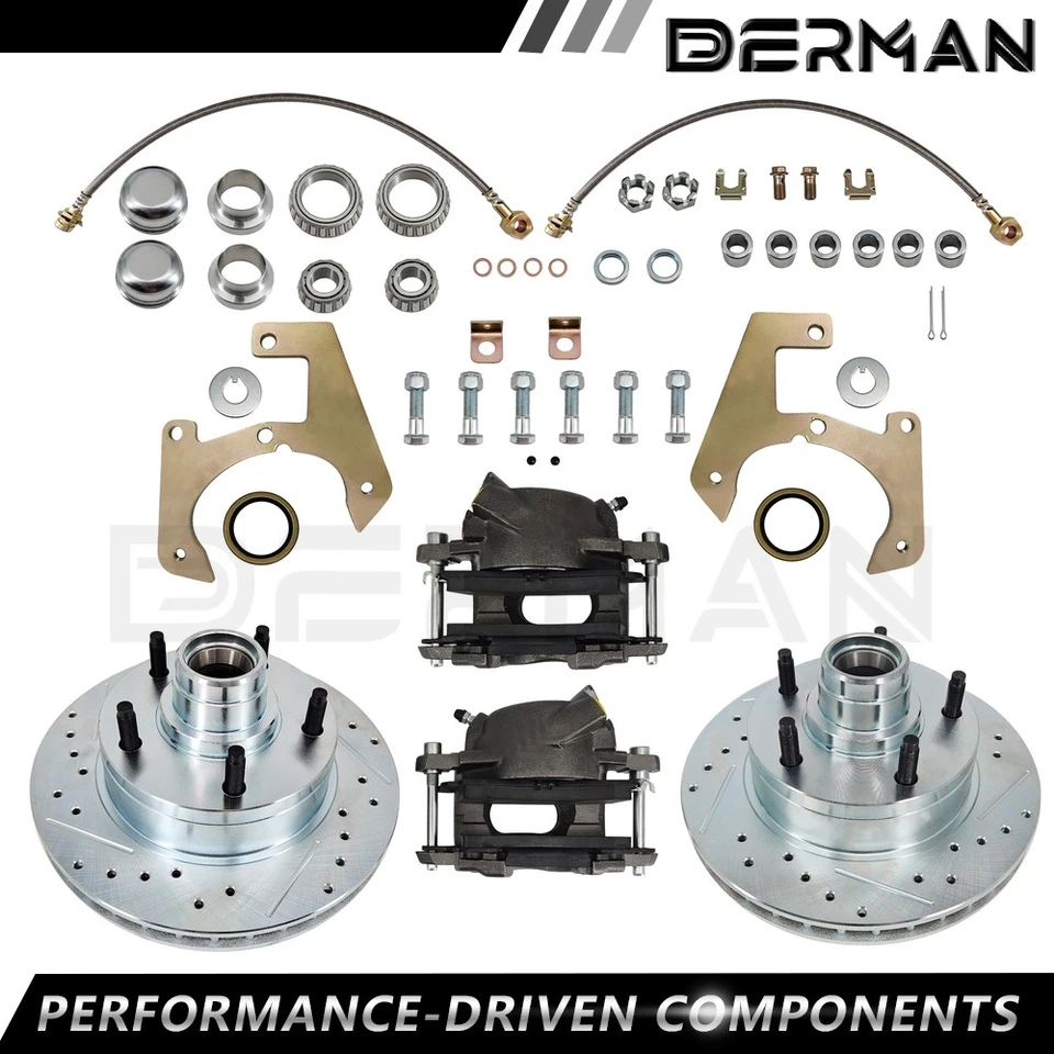 Deluxe Disc Brake Kit 5 x 5-1/2" for 1948 1949 1950 - 1956 Ford F1 Half Ton New - Image 1 of 4