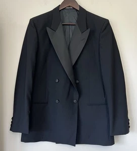 Vintage Mani By Giorgio Armani Jacke Schwarz Sport Mantel Passt Wie 40/42 Italy Defekt - Bild 1 von 20