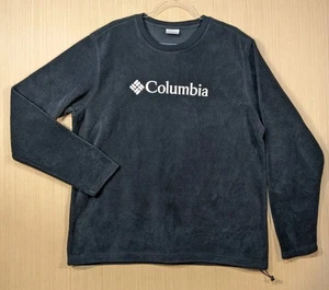 Pullover polar Columbia Steens Mountain para hombre XL negro con cordón inferior - Imagen 1 de 6