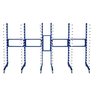 Combi Spray Drying Rack Trolley x 3 & 2 x 2 Way Connector Joining Kit Paint Shop - Picture 1 of 11