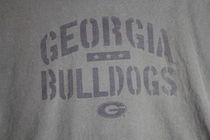 Fanatics Georgia Bulldogs UGA Dawg Military Green Short Sleeve Tee Shirt Mens XL - Picture 1 of 4