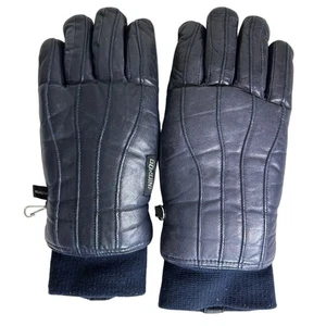 Guantes de invierno para mujer Gordini de cuero genuino azul esquí snowboard talla mediana - Imagen 1 de 7