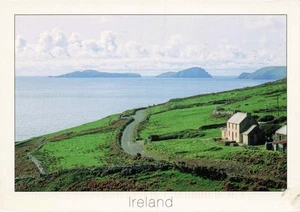 Greetings from Ireland Blasket Islands County Kerry Continental PC Posted - Picture 1 of 2