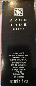 Avon True Color Ideal Nude Liquid Foundation SPF20 DISCONTINUED Cinnamon - Picture 1 of 2