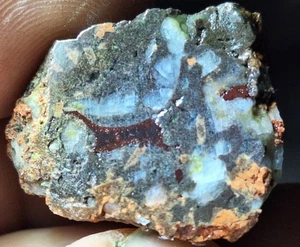 Único nódulo de ágata colorido - ágata lava amígdulo - ágata de mina de cobre Michigan - Imagen 1 de 11