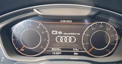 2018-2020 Q5 OE Speedometer Gauge Cluster 84K Miles Audi - Изображение 1 из 4