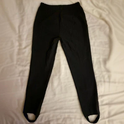 Pantalones estribo negros para mujer St. Michael años 80  Foto 1 de 3