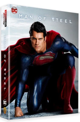 Man Of Steel - 4K UHD + BLU-RAY 2D & 3D Steelbook Limited - Full Slip A1 / WeET - Image 1 of 2