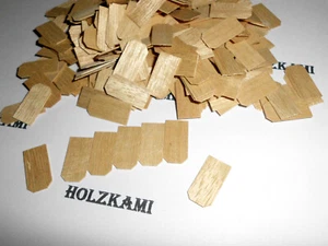 Dachschindeln Linde. Holzschindeln. 20mm x 10mm x 0,8mm L/B/H 250 Schindeln. - Picture 1 of 2