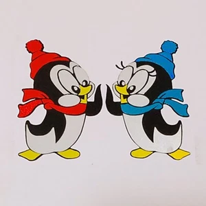 Pegatina Reflectante Universal Resina PINGÜINO DIBUJOS ANIMADOS MotorSport H: 6.2cm W: 8.3cm - Imagen 1 de 1