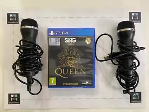 Let's Sing Queen + 2 Mikrofone PS4 Playstation 4 Freddy Mercury Karaoke Musik - Bild 1 von 2