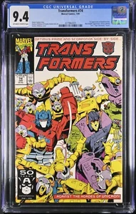Transformers #74 (Marvel 1991) CGC 9.4 1ª aparición de Skyfall baja tirada - Imagen 1 de 2