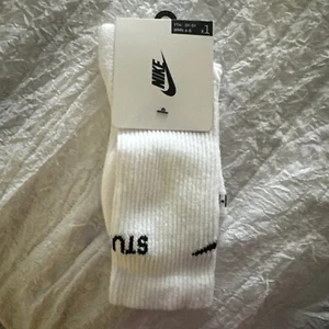 Nike x Stussy Everyday Crew Dri-Fit Socks NWT WMN 4-6 YTH 3Y-5Y - Picture 1 of 5