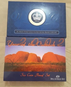 2011 Royal Wedding - 2 coins of 50c silver +2002 Aus 6 Coin Set Year of Outback - Picture 1 of 7