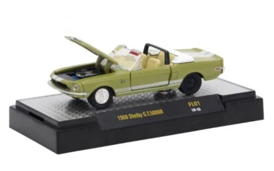 V3 32600 FL01 M2 MÁQUINAS DETROIT MUSCLE 1968 SHELBY GT500KR 1:64 FORD MUSTANG Foto 1 de 2