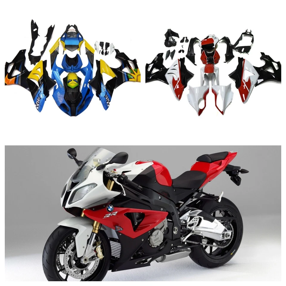 Kit de carenado ABS para BMW S1000RR 2009 2010 2011 2012 2013 2014 kit de carrocería Foto 1 de 1