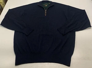 Orvis Sweater Men's Zip Embroidered Logo Pullover Size XL - Picture 1 of 6