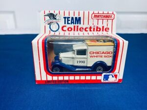 Matchbox 1990 Chicago White Sox diecast truck White Rose  1st series MLB90-4