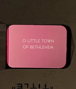 Lote de 9-35 MM Diapositivas O Little Town Of Bethleham Cuento de Navidad Años 60 - Imagen 1 de 4