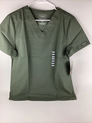 切诺基工作服磨砂上衣-橄榄绿色-小号 — 第 1/3 张图片