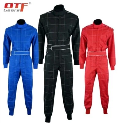 Traje de carrera GO Kart Hobby de una sola capa negro-rojo-azul nuevo-todas las tallas/precio de oferta Foto 1 de 4