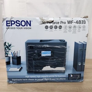Epson WorkForce Pro WF-4833 All-in-One Color Inkjet Printer, Copier, Scanner Ope - Picture 1 of 7