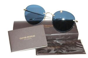 OLIVER PEOPLES OV1264S COLIENA 503580 SOFT GOLD BLUE AUTHENTIC SUNGLASSES 57-19
