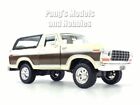 1978 Ford Bronco - Cream - Brown - 1/24 Scale Diecast Model - Motormax (No Box)