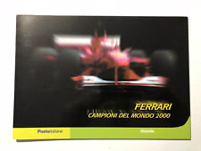 2001 Folder Ferrari Campione del Mondo F1 Formula 1 2000 Italy Italien Italie
