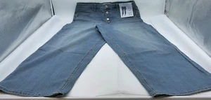 Skinnygirl High Rise Button Front Cropped Jeans Size 31/12 - Picture 1 of 4