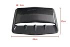 Universal Carbon Fiber Hood Scoop Cover Easy Installation And Durability
