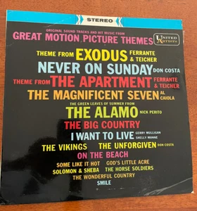 GREAT MOTION PICTURE THEMES - VARIOUS ARTISTS (16 TRACKS, VINYL LP) - Picture 1 of 2
