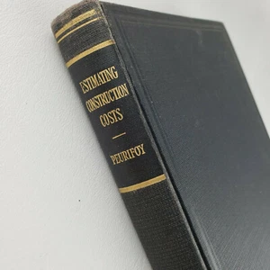 Estimating Construction Costs Engineering Project by Peurifoy 1st Edition 1953 - Picture 1 of 7