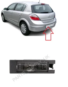 NEW FOR VAUXHALL ASTRA H 2003 - 2009 REAR NUMBER LICENSE PLATE LIGHT LEFT N/S - Picture 1 of 1