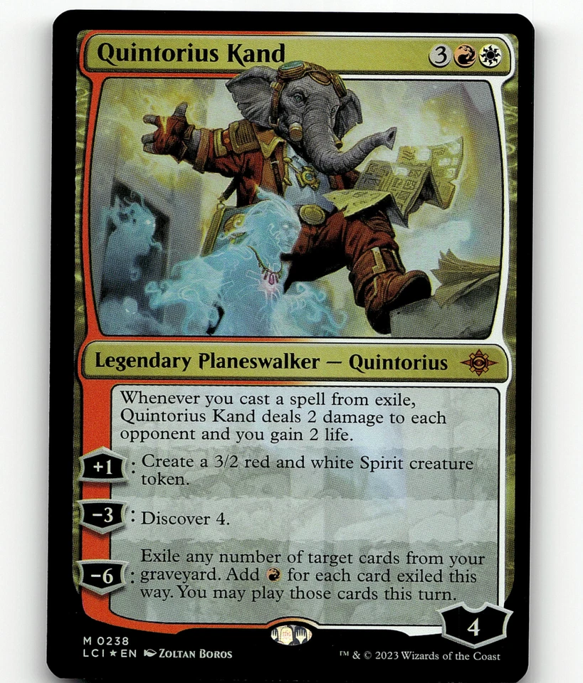 FOIL - MTG Quintorius Kand 238 - The Lost Caverns of Ixalan - Image 1 of 1