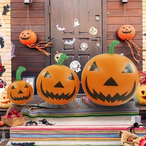 Halloween Pumpkin Decoration Party Decor Pumpkin Prop PVC Inflatable Pumpkin - Picture 1 of 17