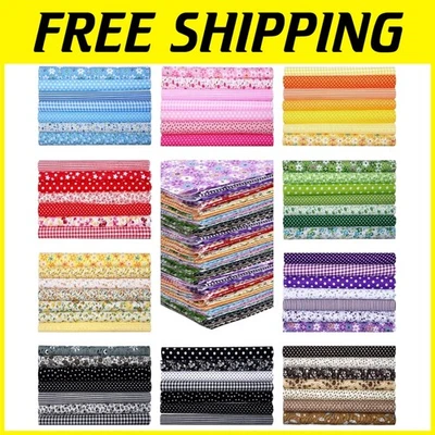 Quilting Craft Fat Quarters Bundle Squares - 200 Pcs - Image 1 of 4