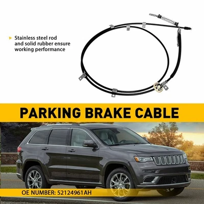 1x Cable de estacionamiento corona de freno negro para Jeep Grand Cherokee 2011-2020 52124961AH Foto 1 de 4