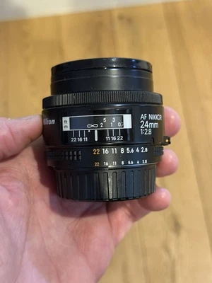 Nikon 24mm F2.8 AF Auto Focus Nikkor Wide Angle Lens - Excellent - Image 1 of 4