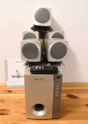 EASYLITE 90079 Home Theatre System Bassbox mit 5 Lautsprecher und Fernbediener - Bild 1 von 4