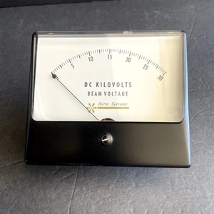 Vintage Simpson 0-30 DC Kilovolts Meter 4.75" Astre Systems - Zdjęcie 1 z 6