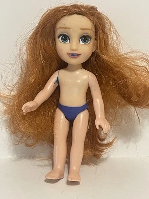 Disney FROZEN 2 Pequeño Niño ANNA Aventura 6" Muñeca Princesa Coleccionable DESNUDA Foto 1 de 4